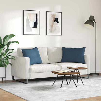 Cuscini da Divano 2 pcs Blu 70 x 50 cm Tessuto | homemem39