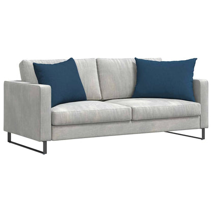 Cuscini da Divano 2 pcs Blu 70 x 50 cm Tessuto | homemem39