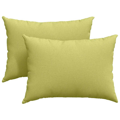 Cuscini da Divano 2 pcs Verde chiaro 70 x 50 cm Tessuto | homemem39