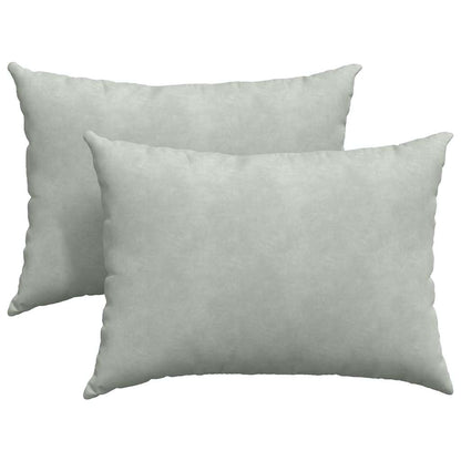 Cuscini da Divano 2 pcs Grigio chiaro 70 x 50 cm | homemem39