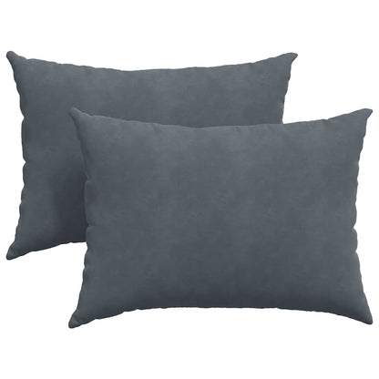 Cuscini da Divano 2 pcs Grigio scuro 70 x 50 cm | homemem39
