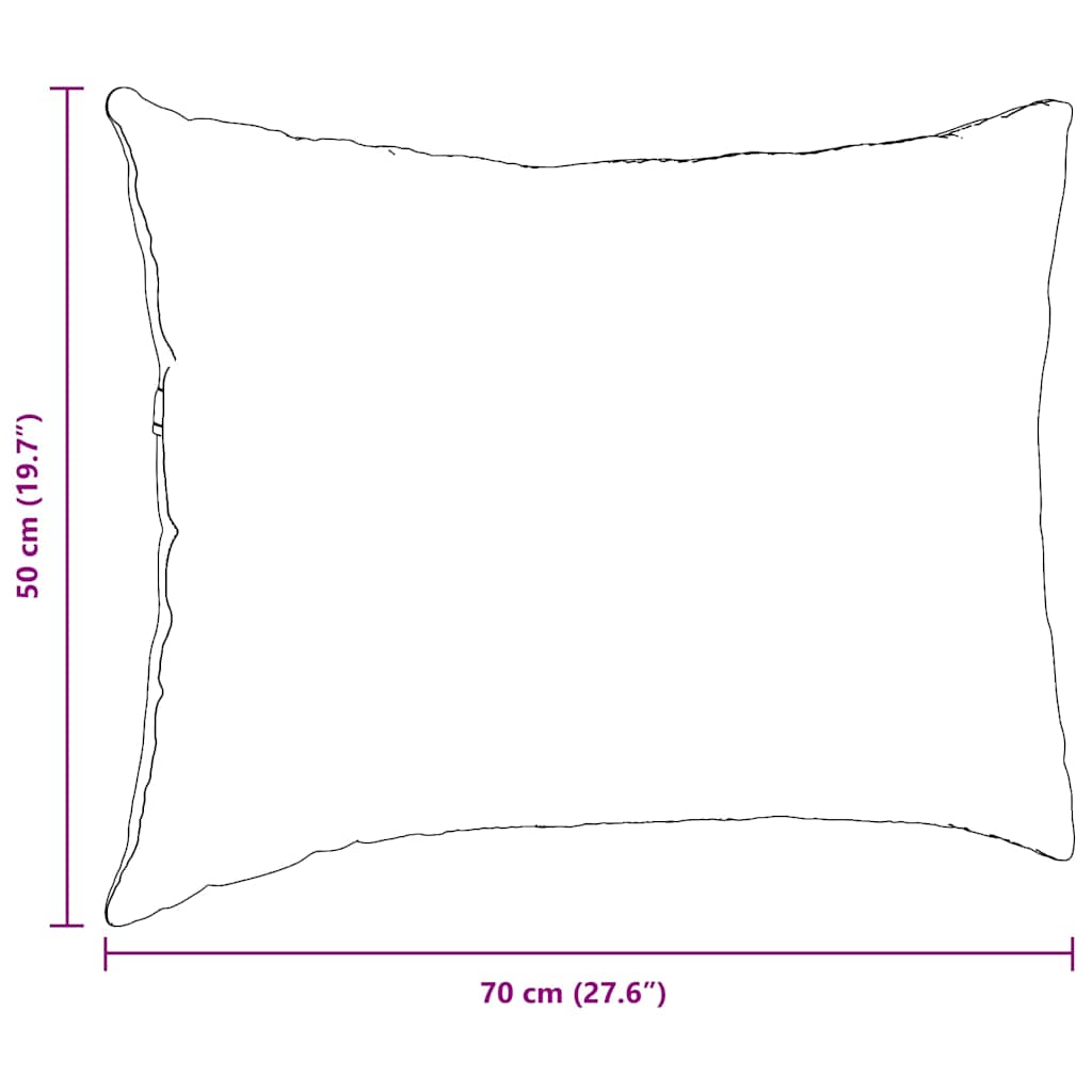 Cuscini da Divano 2 pcs Grigio scuro 70 x 50 cm | homemem39