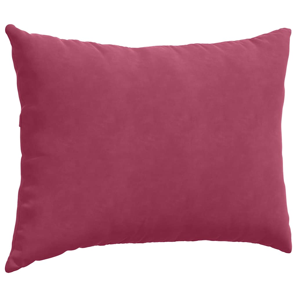 Cuscini da Divano 2 pcs Rosso Vino 70 x 50 cm Tessuto in Cords | homemem39