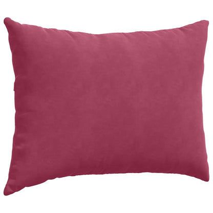 Cuscini da Divano 2 pcs Rosso Vino 70 x 50 cm Tessuto in Cords | homemem39