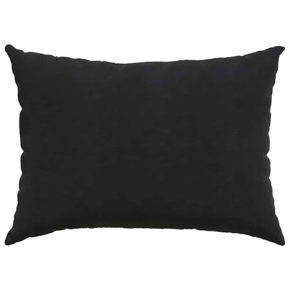 Cuscini da Divano 2 pcs Nero 70 x 50 cm Tessuto in Cords | homemem39