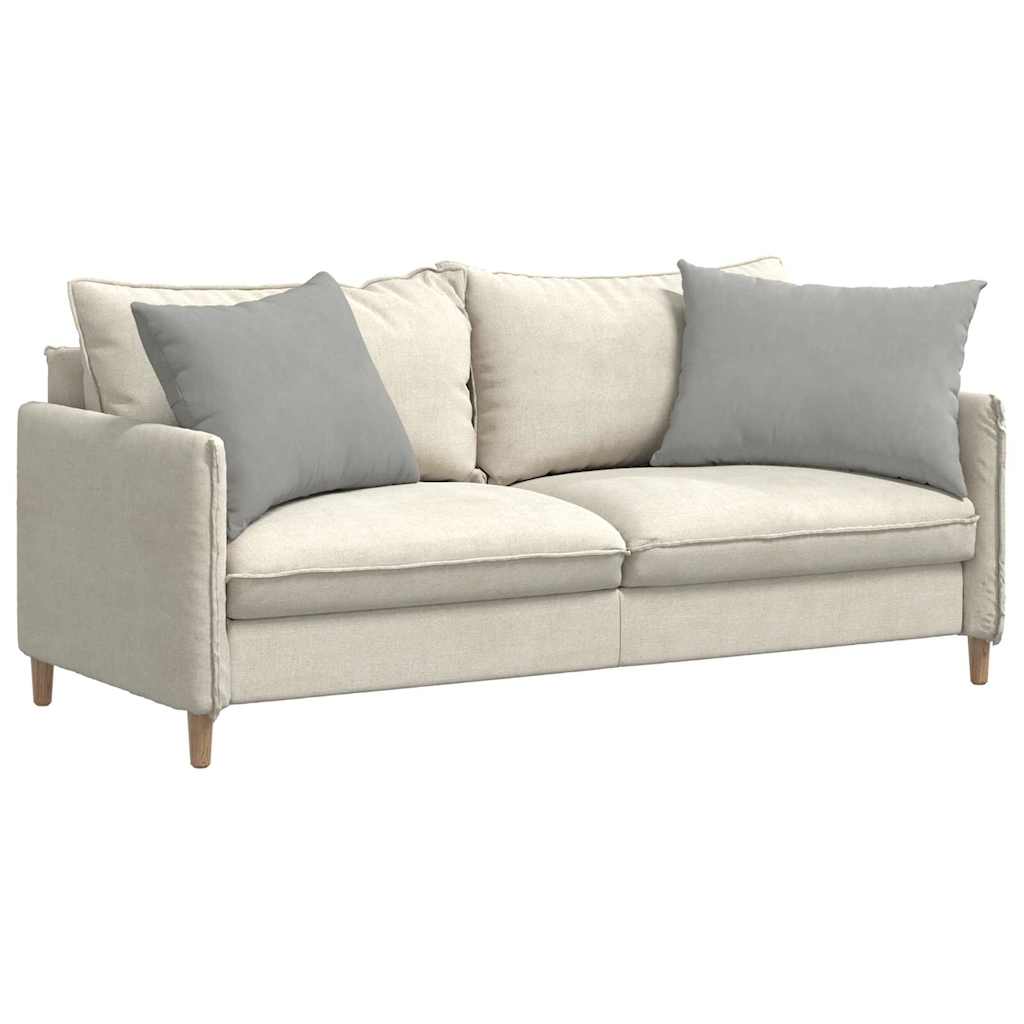 Cuscini da Divano 2 pcs Grigio chiaro 70 x 50 cm Tessuto | homemem39