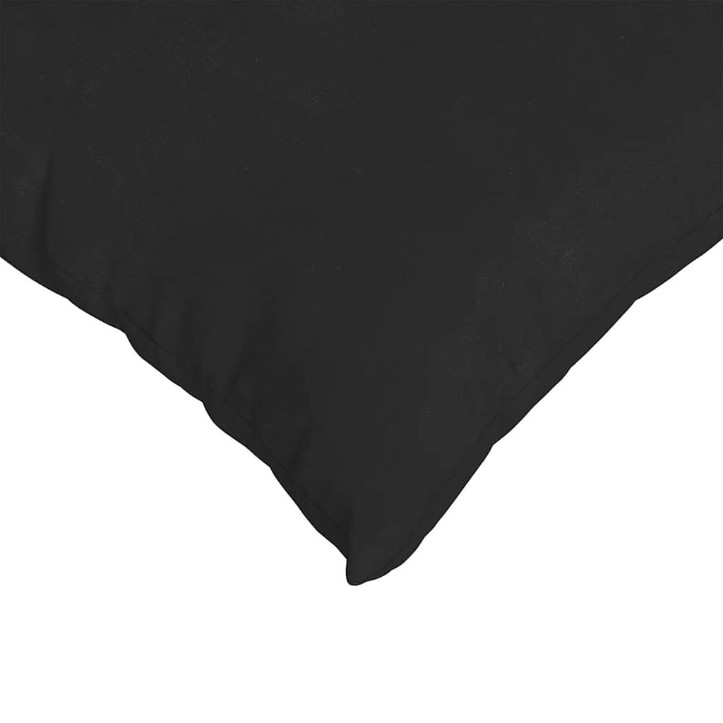 Cuscini da Divano 2 pcs Nero 70 x 50 cm Tessuto | homemem39