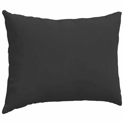 Cuscini da Divano 2 pcs Nero 70 x 50 cm Tessuto | homemem39