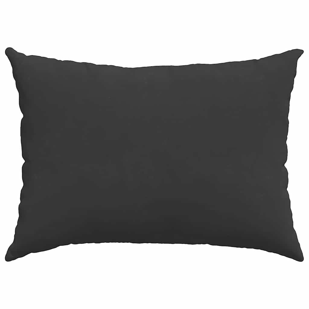 Cuscini da Divano 2 pcs Nero 70 x 50 cm Tessuto | homemem39