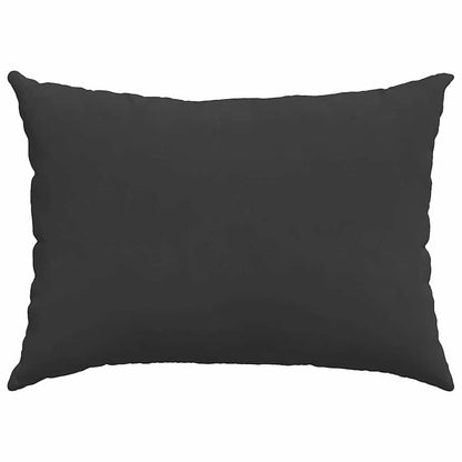 Cuscini da Divano 2 pcs Nero 70 x 50 cm Tessuto | homemem39