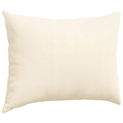 Cuscini da Divano 2 pcs Crema 70 x 50 cm Tessuto in Cords | homemem39