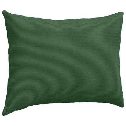 Cuscini da Divano 2 pcs Verde Scuro 70 x 50 cm Tessuto in Cords | homemem39