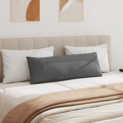 Cuscini da Divano 2 pcs Grigio scuro 120 x 40 cm Tessuto | homemem39