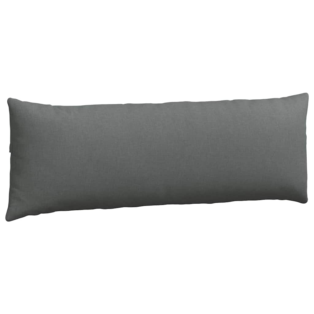 Cuscini da Divano 2 pcs Grigio scuro 120 x 40 cm Tessuto | homemem39