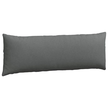 Cuscini da Divano 2 pcs Grigio scuro 120 x 40 cm Tessuto | homemem39