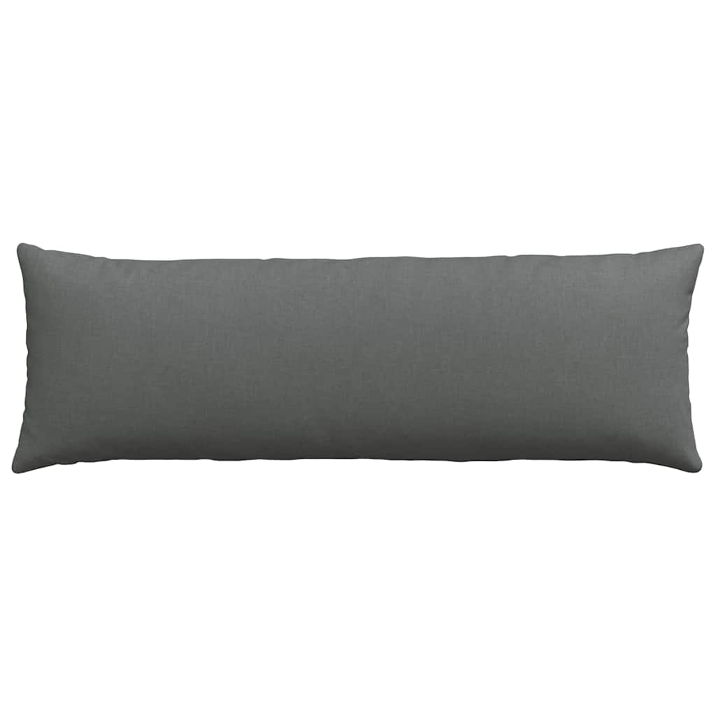 Cuscini da Divano 2 pcs Grigio scuro 120 x 40 cm Tessuto | homemem39