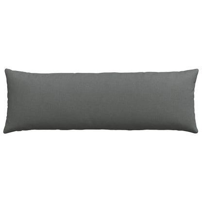 Cuscini da Divano 2 pcs Grigio scuro 120 x 40 cm Tessuto | homemem39