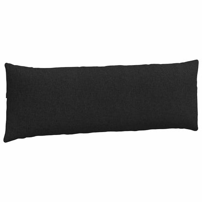 Cuscini da Divano 2 pcs Nero 120 x 40 cm Tessuto | homemem39