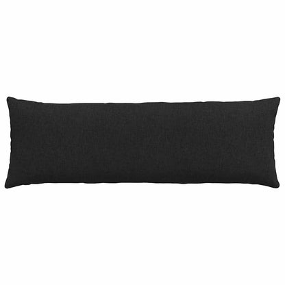 Cuscini da Divano 2 pcs Nero 120 x 40 cm Tessuto | homemem39