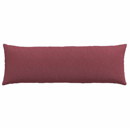 Cuscini da Divano 2 pcs Rosso Vino 120 x 40 cm Tessuto | homemem39
