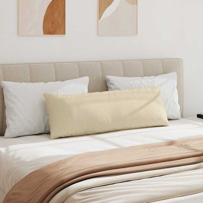 Cuscini da Divano 2 pcs Crema 120 x 40 cm Tessuto | homemem39