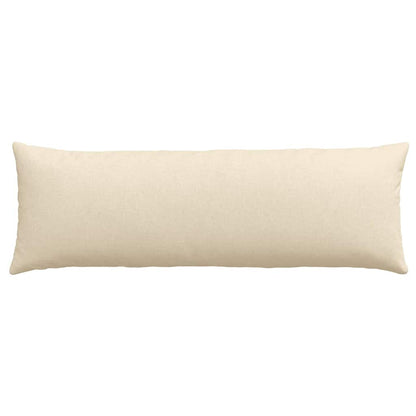 Cuscini da Divano 2 pcs Crema 120 x 40 cm Tessuto | homemem39