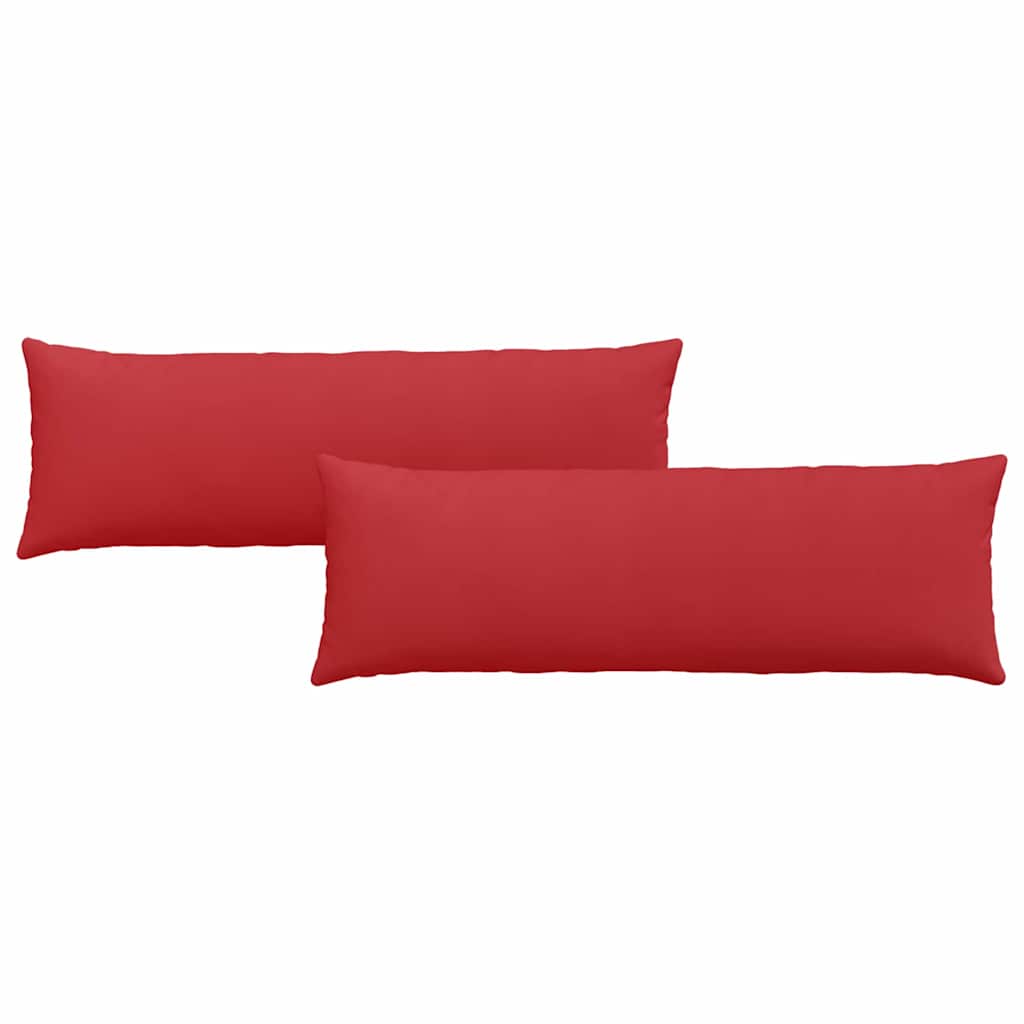 Cuscini da Divano 2 pcs Rosso 120 x 40 cm Tessuto | homemem39