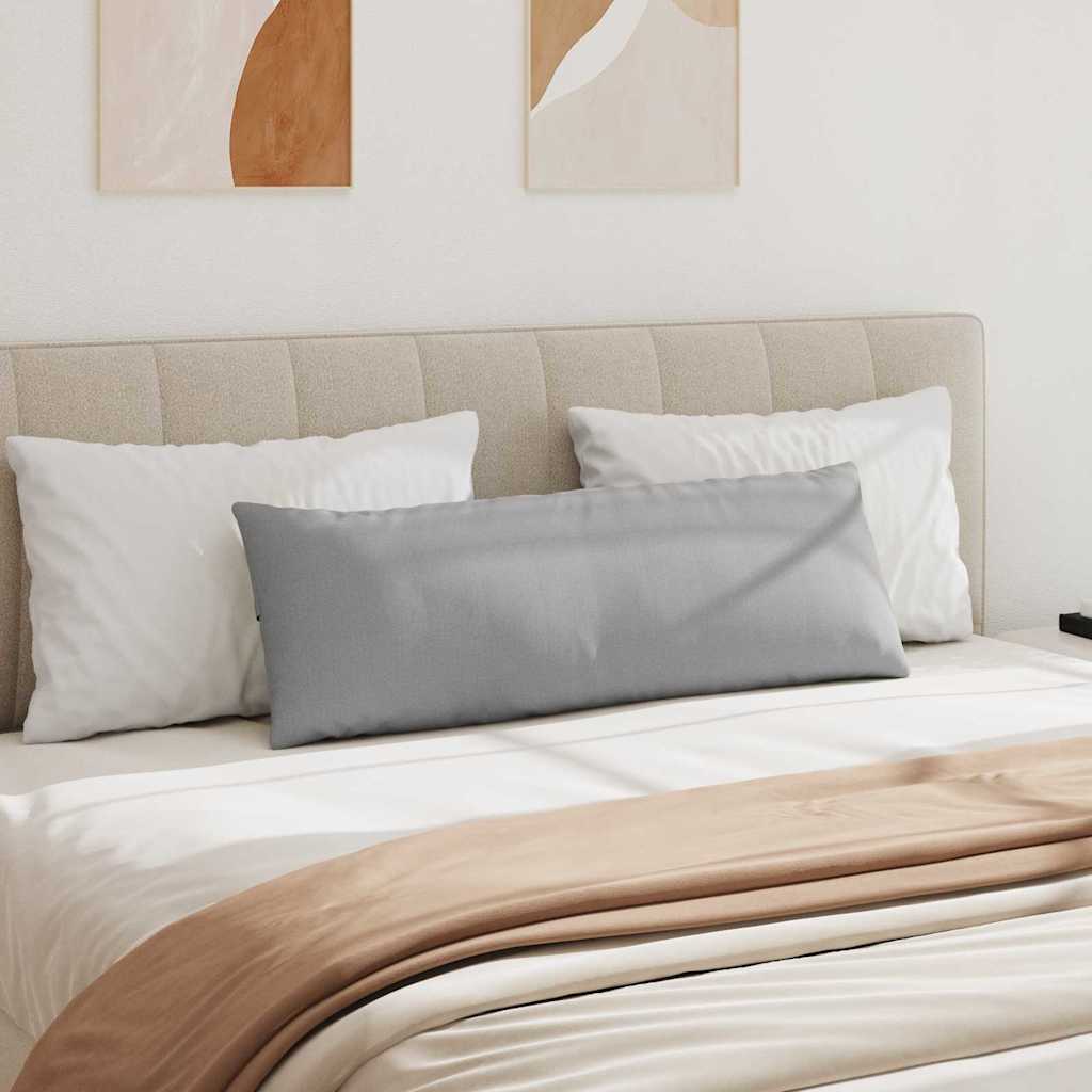Cuscini da Divano 2 pcs Grigio Nuvola 120 x 40 cm Tessuto | homemem39