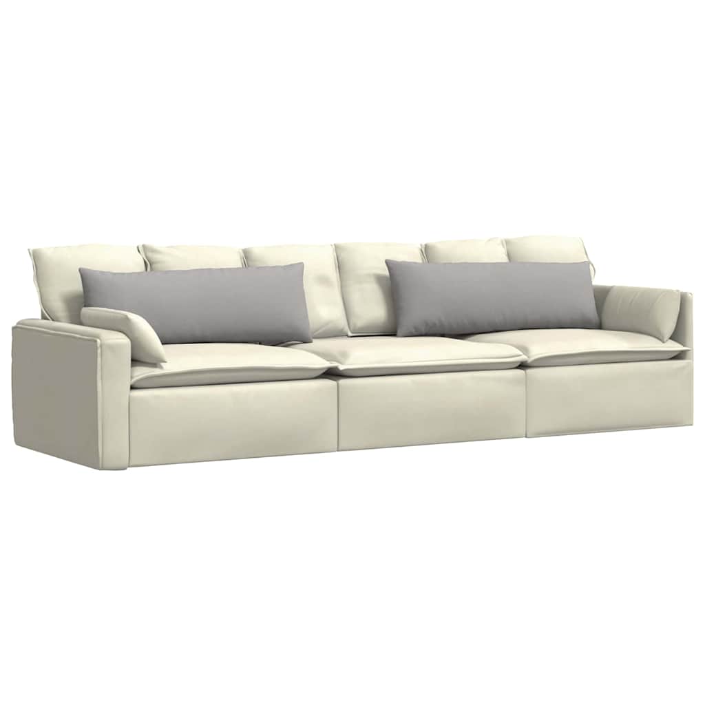 Cuscini da Divano 2 pcs Grigio Nuvola 120 x 40 cm Tessuto | homemem39