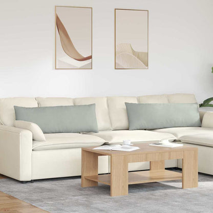 Cuscini da Divano 2 pcs Grigio chiaro 120 x 40 cm | homemem39
