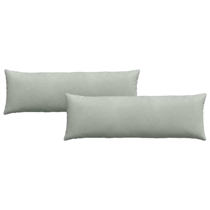 Cuscini da Divano 2 pcs Grigio chiaro 120 x 40 cm | homemem39