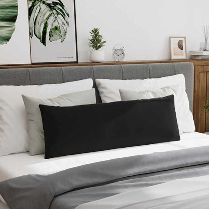 Cuscini da Divano 2 pcs Nero 120 x 40 cm Tessuto in Cords | homemem39