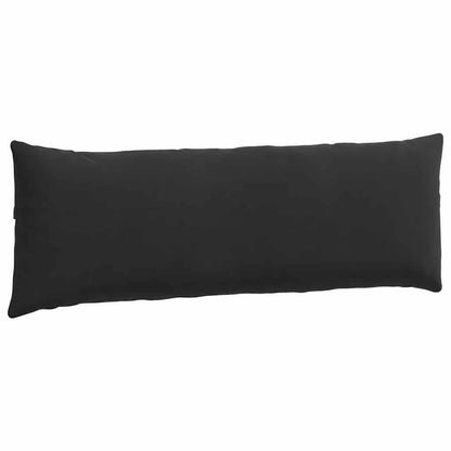 Cuscini da Divano 2 pcs Nero 120 x 40 cm Tessuto in Cords | homemem39