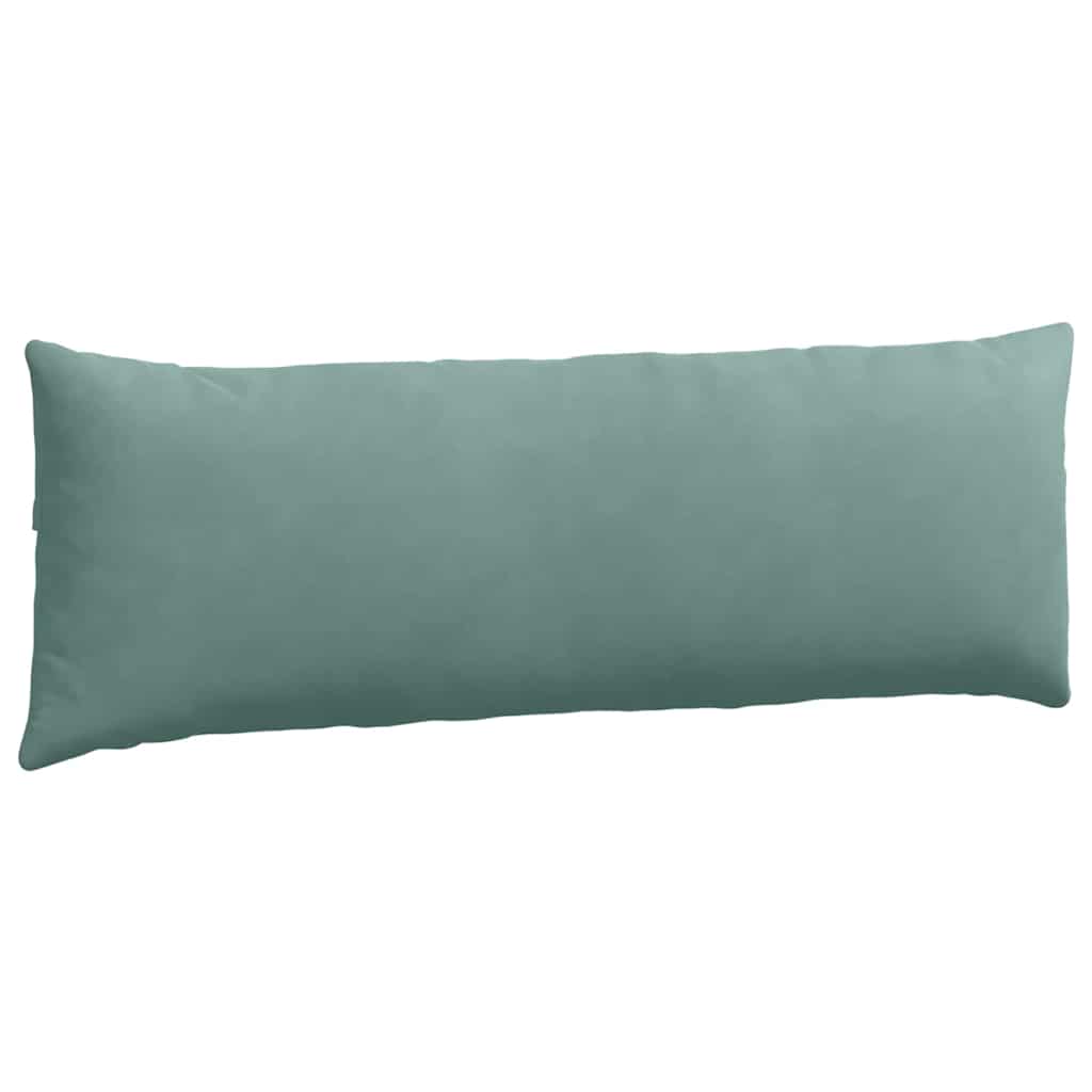 Cuscini da Divano 2 pcs Verde Mare 120 x 40 cm Tessuto in Cords | homemem39