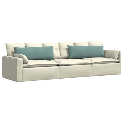 Cuscini da Divano 2 pcs Verde Mare 120 x 40 cm Tessuto in Cords | homemem39