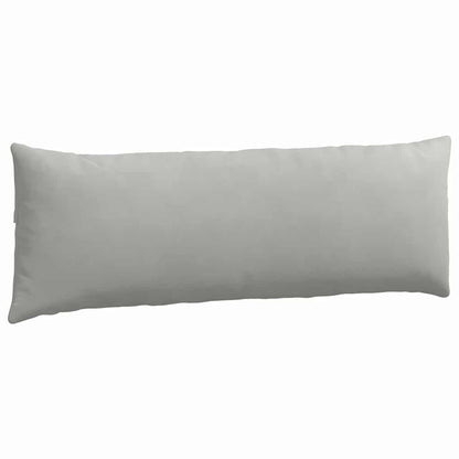 Cuscini da Divano 2 pcs Grigio chiaro 120 x 40 cm Tessuto | homemem39