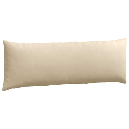 Cuscini da Divano 2 pcs Crema 120 x 40 cm Tessuto | homemem39