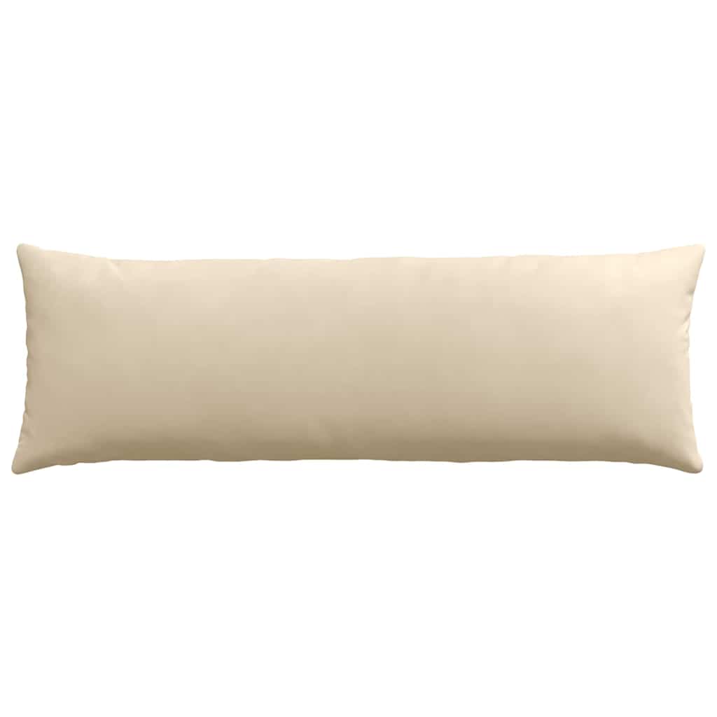 Cuscini da Divano 2 pcs Crema 120 x 40 cm Tessuto | homemem39