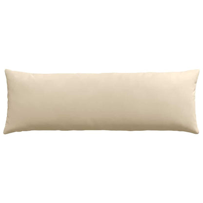 Cuscini da Divano 2 pcs Crema 120 x 40 cm Tessuto | homemem39