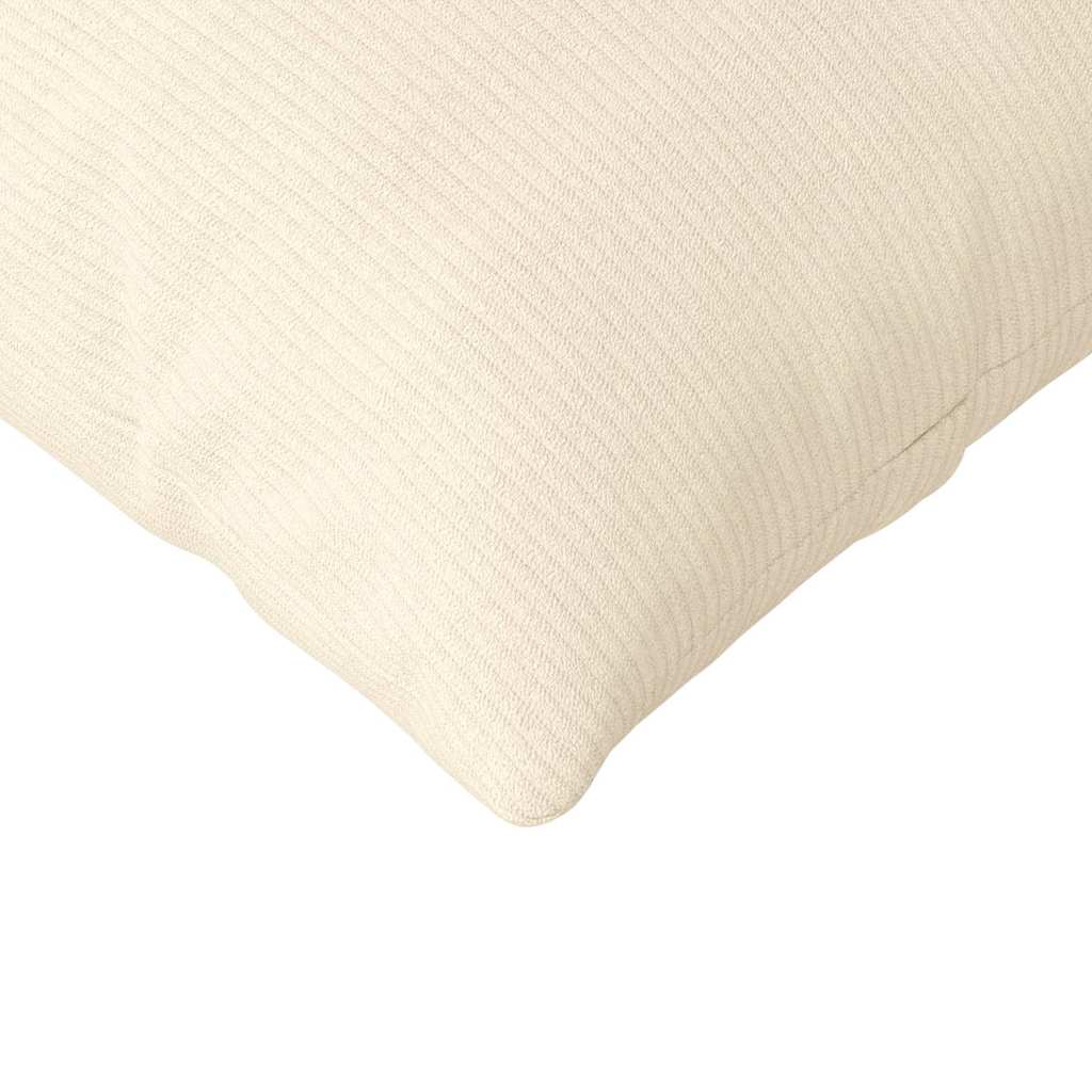 Cuscini da Divano 2 pcs Crema 120 x 40 cm Tessuto in Cords | homemem39