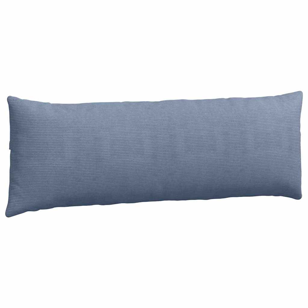 Cuscini da Divano 2 pcs Blu 120 x 40 cm Tessuto in Cords | homemem39