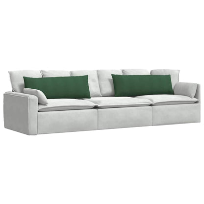 Cuscini da Divano 2 pcs Verde Scuro 120 x 40 cm | homemem39
