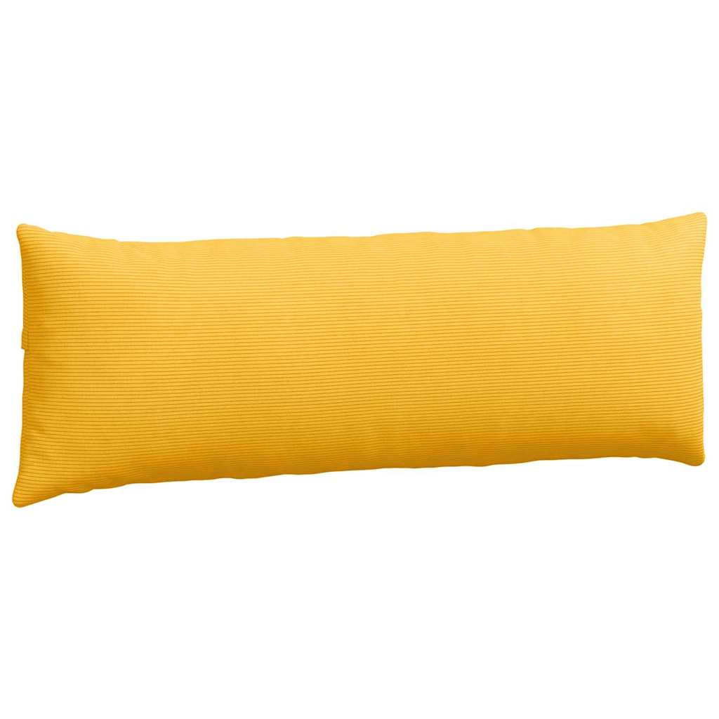 Cuscini da Divano 2 pcs Giallo Chiaro 120 x 40 cm | homemem39