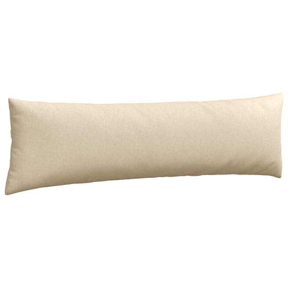 Cuscini da Divano 2 pcs Crema 145 x 40 cm Tessuto | homemem39