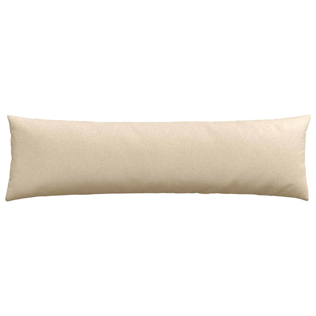 Cuscini da Divano 2 pcs Crema 145 x 40 cm Tessuto | homemem39