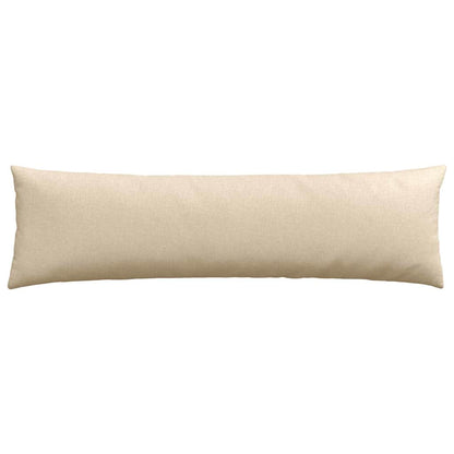 Cuscini da Divano 2 pcs Crema 145 x 40 cm Tessuto | homemem39