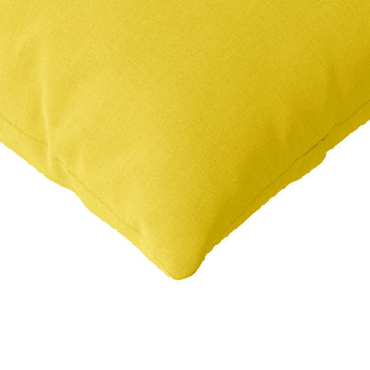 Cuscini da Divano 2 pcs Giallo Chiaro 145 x 40 cm Tessuto | homemem39