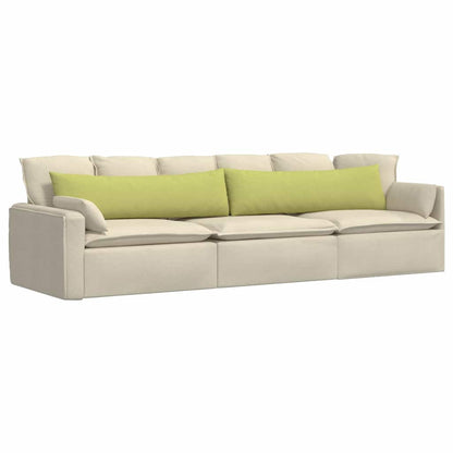 Cuscini da Divano 2 pcs Verde chiaro 145 x 40 cm Tessuto | homemem39