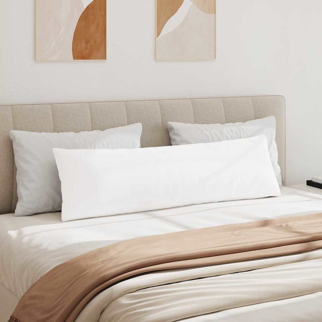 Cuscini da Divano 2 pcs Bianco 145 x 40 cm Tessuto | homemem39