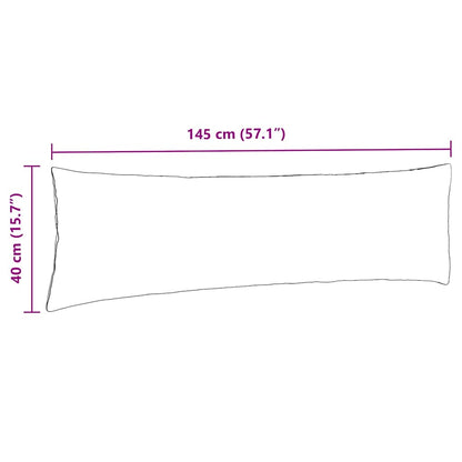 Cuscini da Divano 2 pcs Rosso 145 x 40 cm Tessuto | homemem39